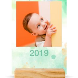 Personalised Calendar Wood holder